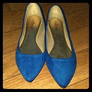 NWOT royal blue flats!